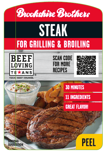 Brookshire Brothers Beef Label