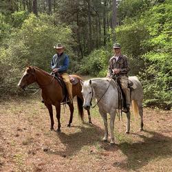 Family on the ranch